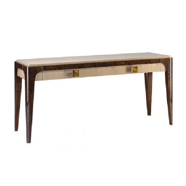 Sophisticated Console Table with Stylish Accents