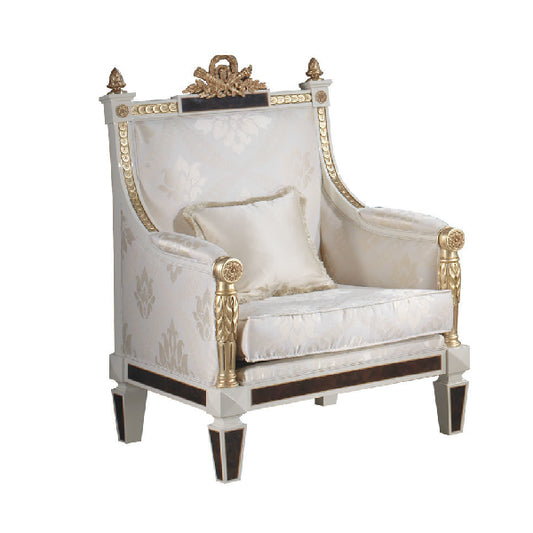 Luxurious Armchair with Exquisite Detailing