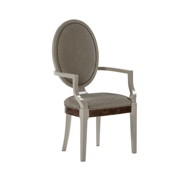 Elegant Dining Chairs with Distinctive Oval Design