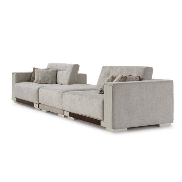 Contemporary Elegance: Textured Sofa with Unique Design