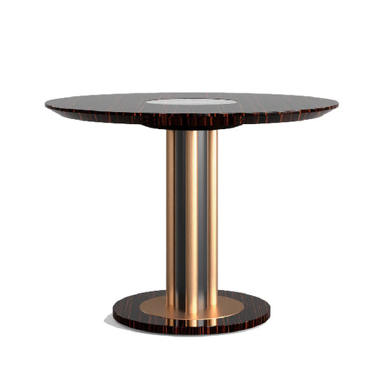 Elegant Round Dining Table with Contemporary Design