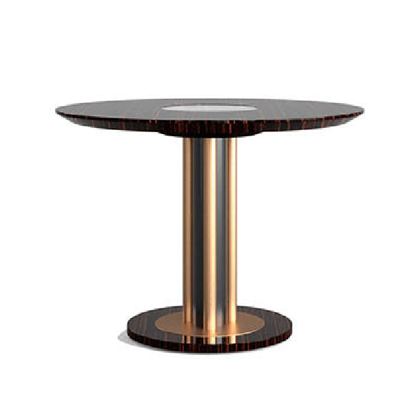 Elegant Round Dining Table with Contemporary Design