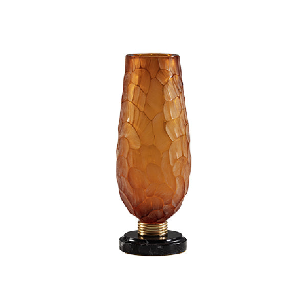 Charming Amber Vase: A Captivating Blend of Art and Function