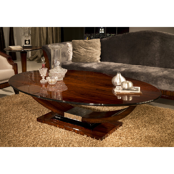 Contemporary Oval Coffee Table