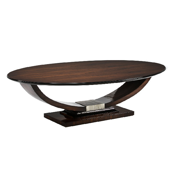 Contemporary Oval Coffee Table