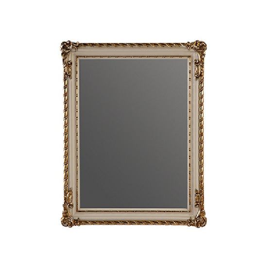 Elegant Vintage-Inspired Mirror with Ornate Frame