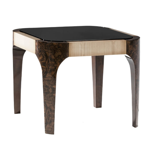 Sophisticated Square Side Table with Unique Design