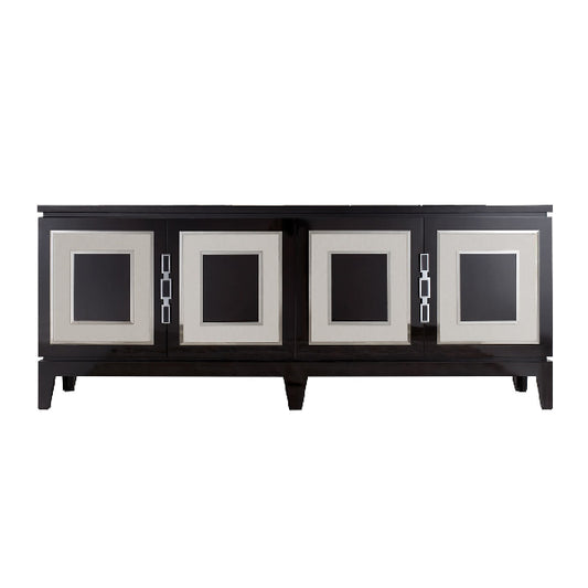 Chic media console with modern design