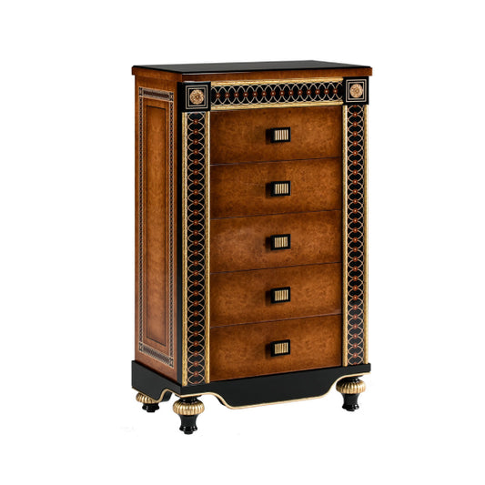 Chic Chest of Drawers with Unique Design and Rich Detailing