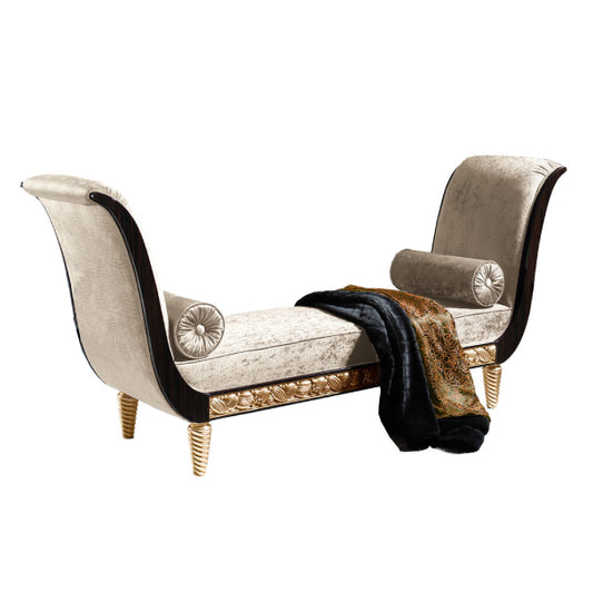 Exquisite Chaise Lounge with Luxurious Detailing