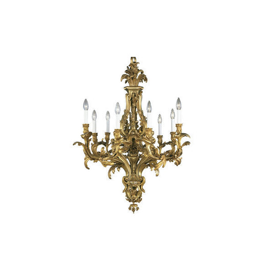 Luxurious Baroque Chandelier with Ornate Detailing