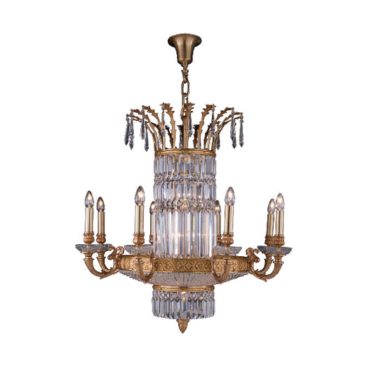 Exquisite Crystal Chandelier: A Luxurious Centerpiece for Your Space