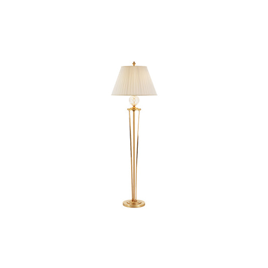 Elegant Gold and Crystal Floor Lamp: A Touch of Luxury for Any Space