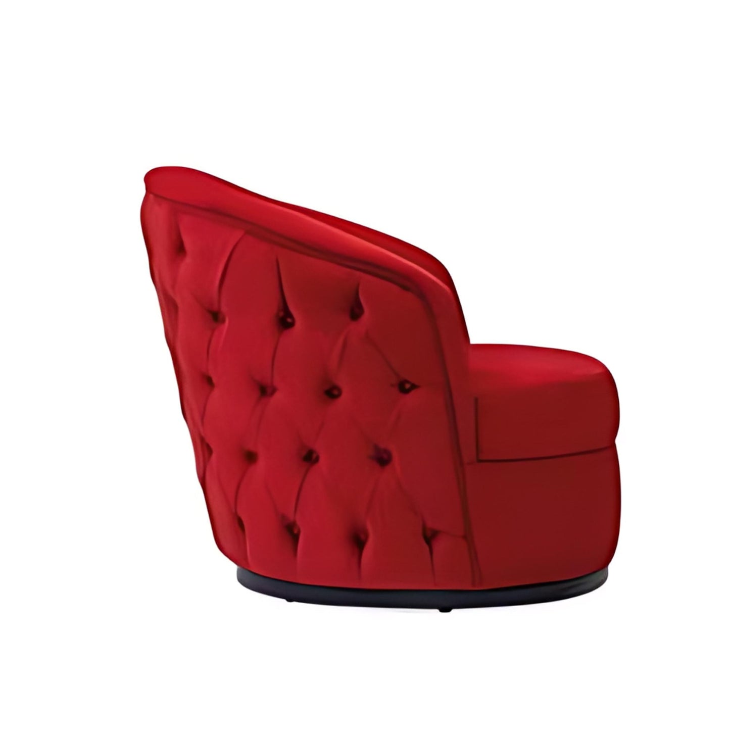 Bold Elegance: The Red Swivel Accent Chair