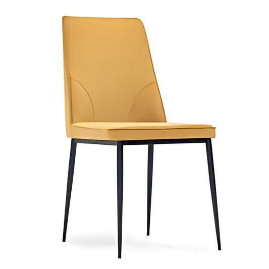 Modern Mustard Upholstered Dining Chair: A Stylish Blend of Comfort and Design