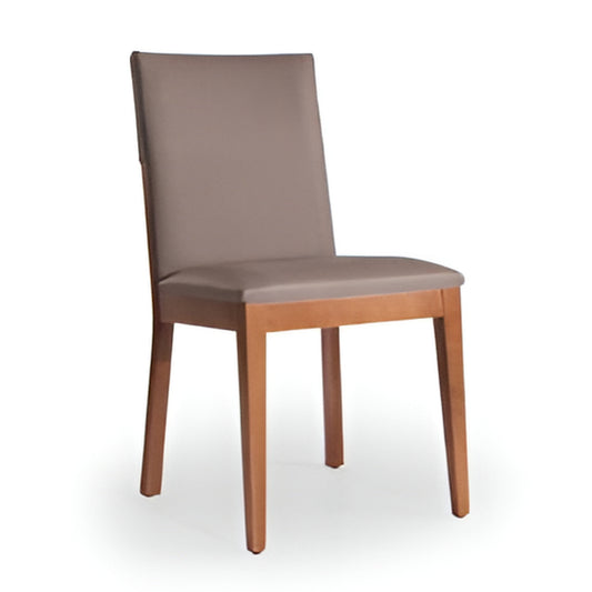 Contemporary Taupe Upholstered Dining Chair: Sleek Design Meets Everyday Comfort