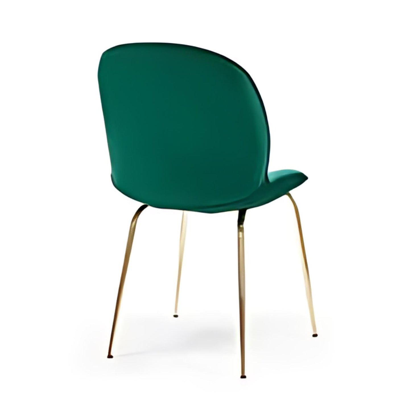 Elegant Teal Velvet Dining Chair with Gold Legs: A Stylish Fusion of Comfort and Design