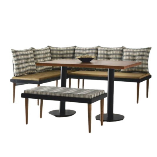 Chic Corner Dining Set: A Blend of Modern Comfort and Timeless Style