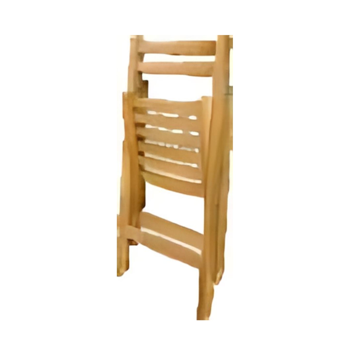 Compact Solid Wood Folding Chair