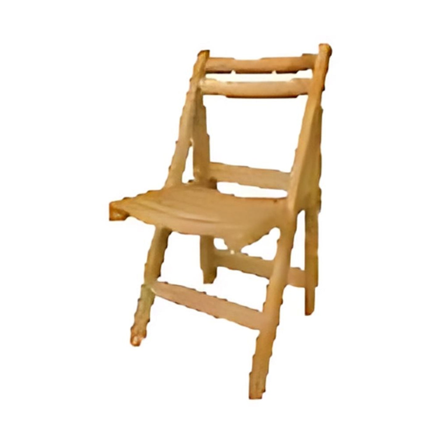 Compact Solid Wood Folding Chair