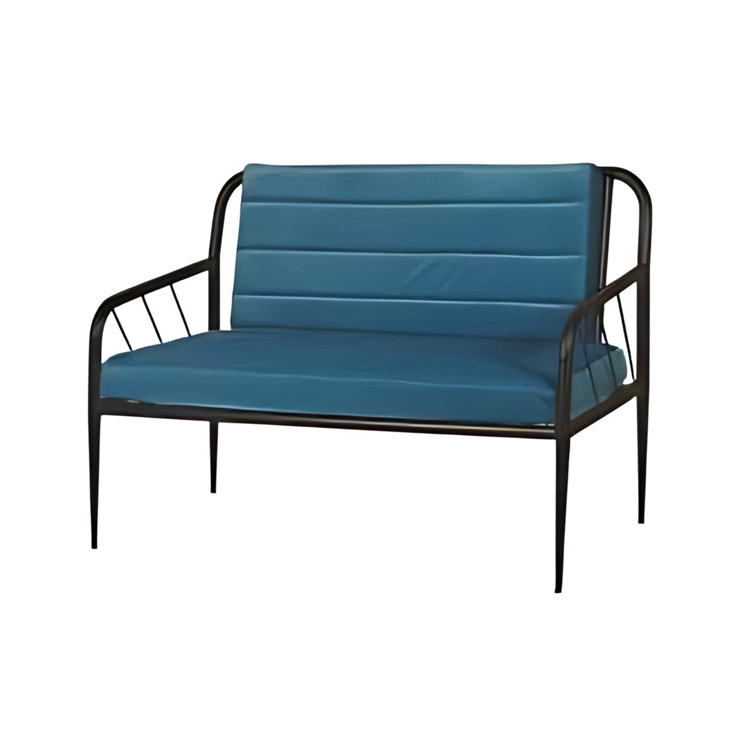 Contemporary Accent Chair with Teal Upholstery